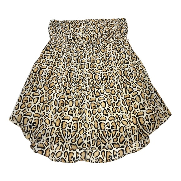 Lane Bryant Dresses & Skirts - Lane Bryant Dress Leopard Print Womens 22/24 Strapless Tiered Midi‎